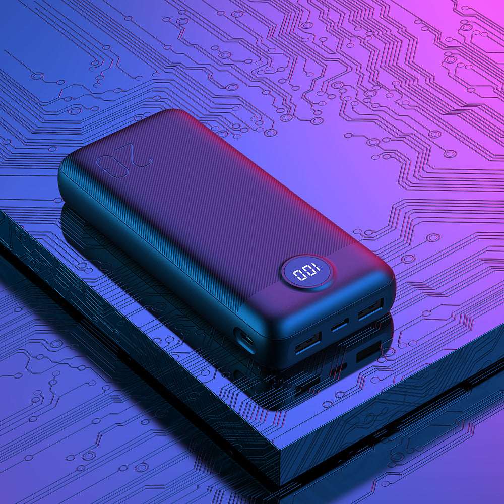 Veger L20S Power Bank 20000mAh PD20W με 2 Θύρες USB-A Μαύρο