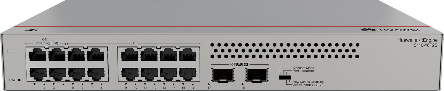 HUAWEI eKitEngine Switch S110-16T2S Unmanaged