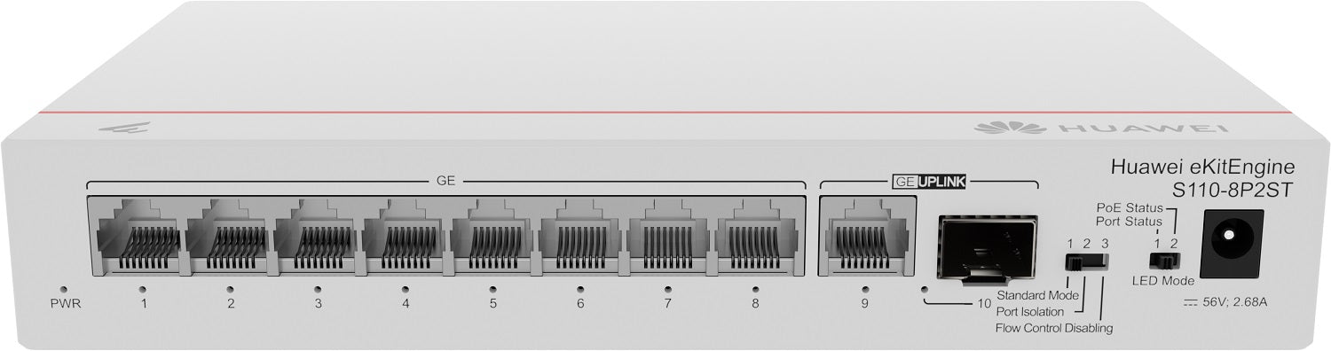 HUAWEI eKitEngine Switch S110-8P2ST Unmanaged