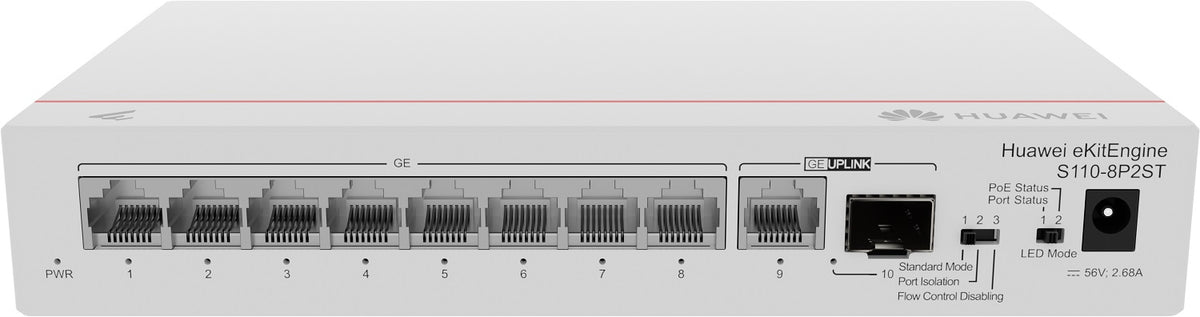HUAWEI eKitEngine Switch S110-8P2ST Unmanaged