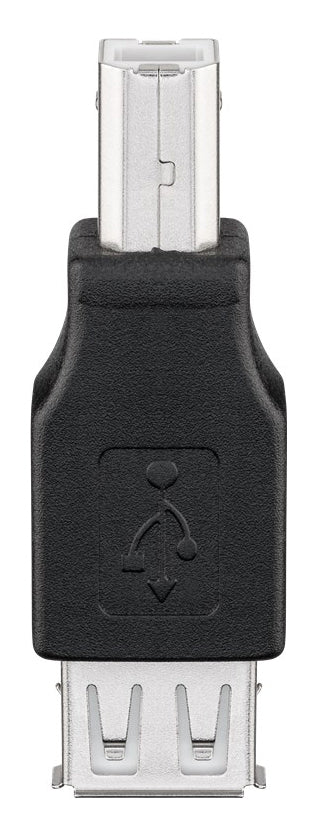 GOOBAY αντάπτορας USB σε USB Type B 50291, θηλυκό σε αρσενικό, μαύρος