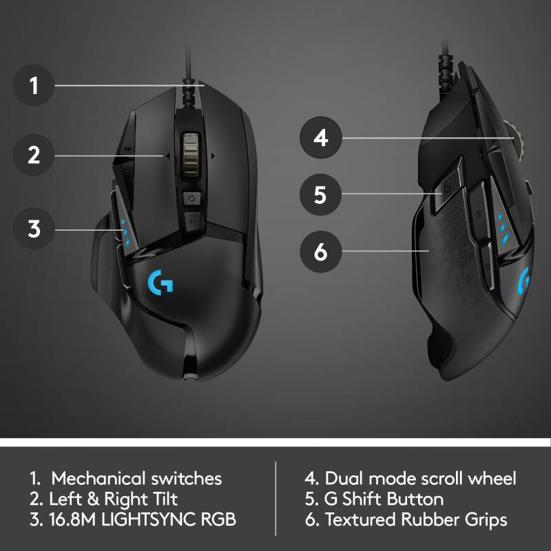 Gaming Mouse Logitech G502 Hero
