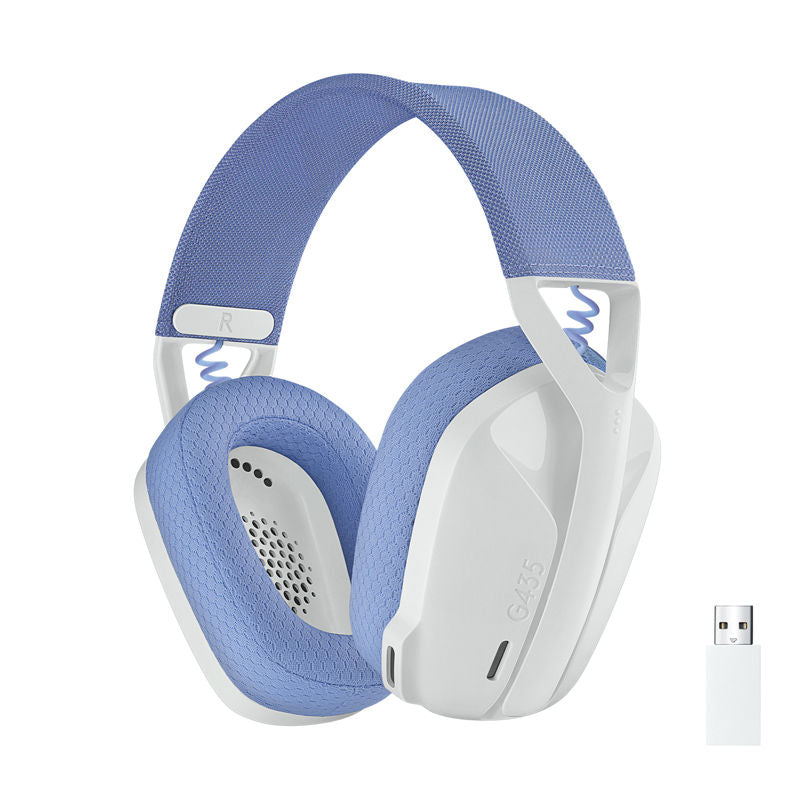 Gaming Headset Logitech G435 Lightspeed White