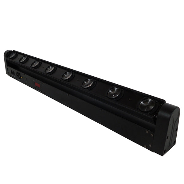 BAR 51132 Stage Κινούμενη Ρομποτική Κεφαλή Super Beam LED 160W 8° AC 220-240V IP20 8 x 20W CREE Chip Πολύχρωμο RGBW Dimmable DMX512 Protocol 9/38 Channels - Μ110 x Π13.2 x Υ15.5cm - 2 Χρόνια Εγγύηση