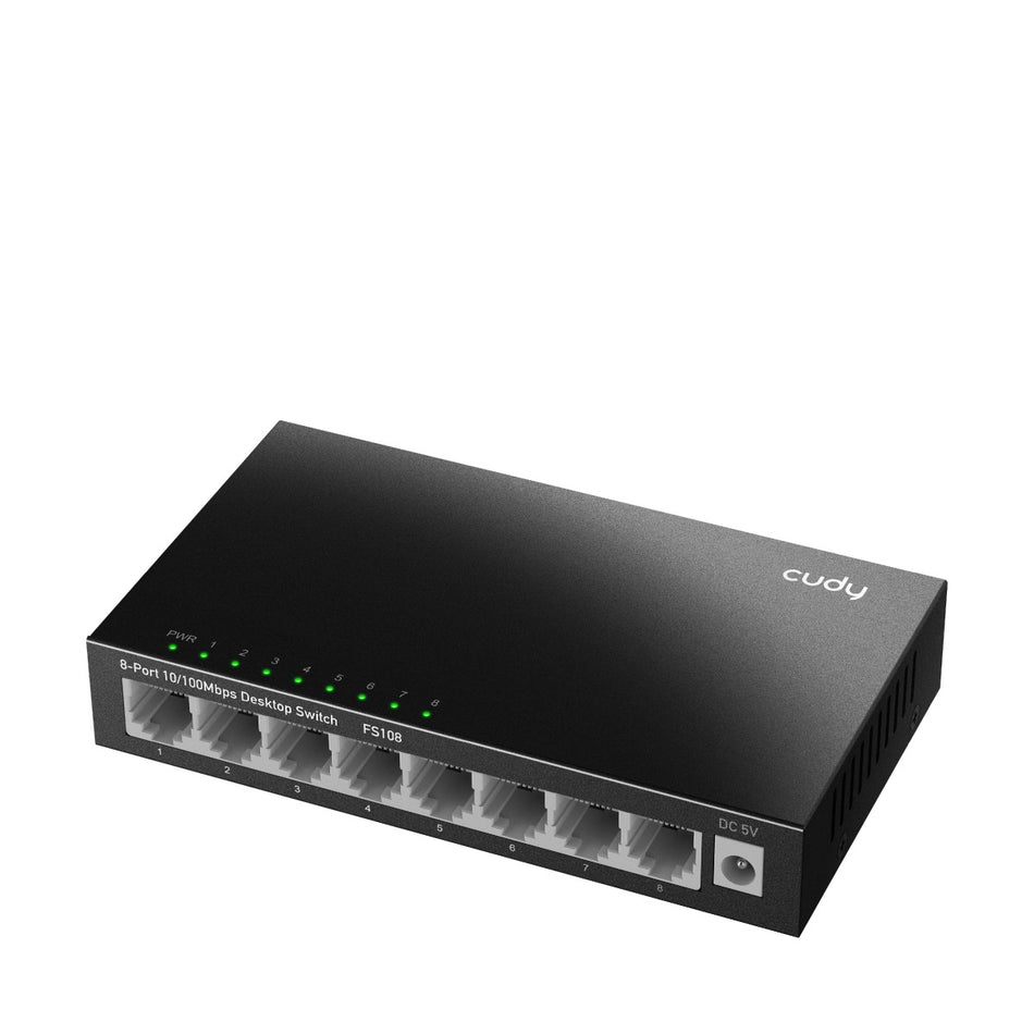 CUDY Switch FS108 8-Port 10/100 Mbit/s Desktop