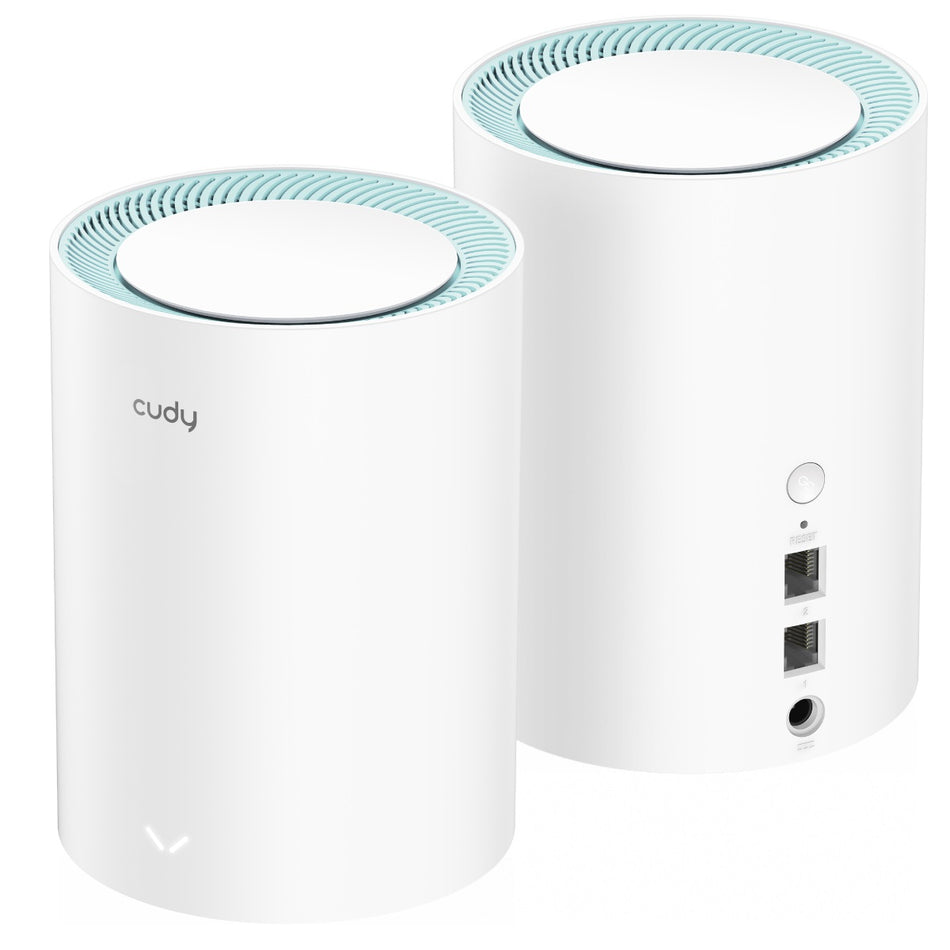 CUDY Mesh WLAN System M1300 AC1200 Gigabit 2er-Pack