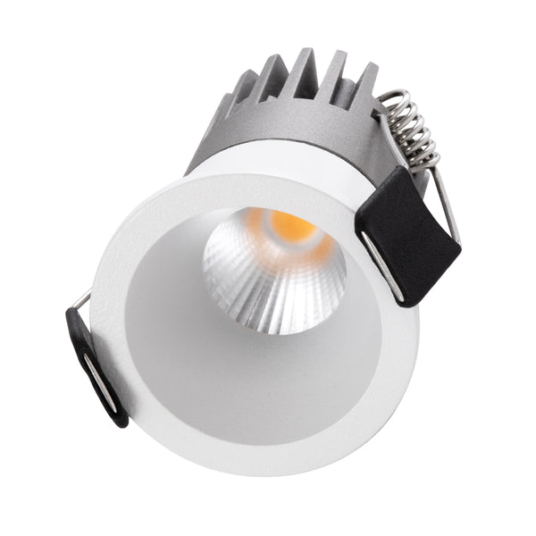 MICRO-S 60237 Χωνευτό LED Spot Downlight TrimLess Φ4cm 5W 625lm 38° AC 220-240V IP20 - Θερμό Λευκό 2700K - Bridgelux COB - 5 Years Warranty