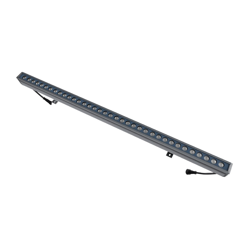 WASHERMOZA 90170 Μπάρα Φωτισμού Wall Washer LED 72W 6120lm 10-30° DC 24V Αδιάβροχο IP66 Πολύχρωμο RGB Dimmable - Bridgelux SMD Chip - Γκρι Ανθρακί - Μ100 x Π5 x Υ4cm - 3 Χρόνια Εγγύηση
