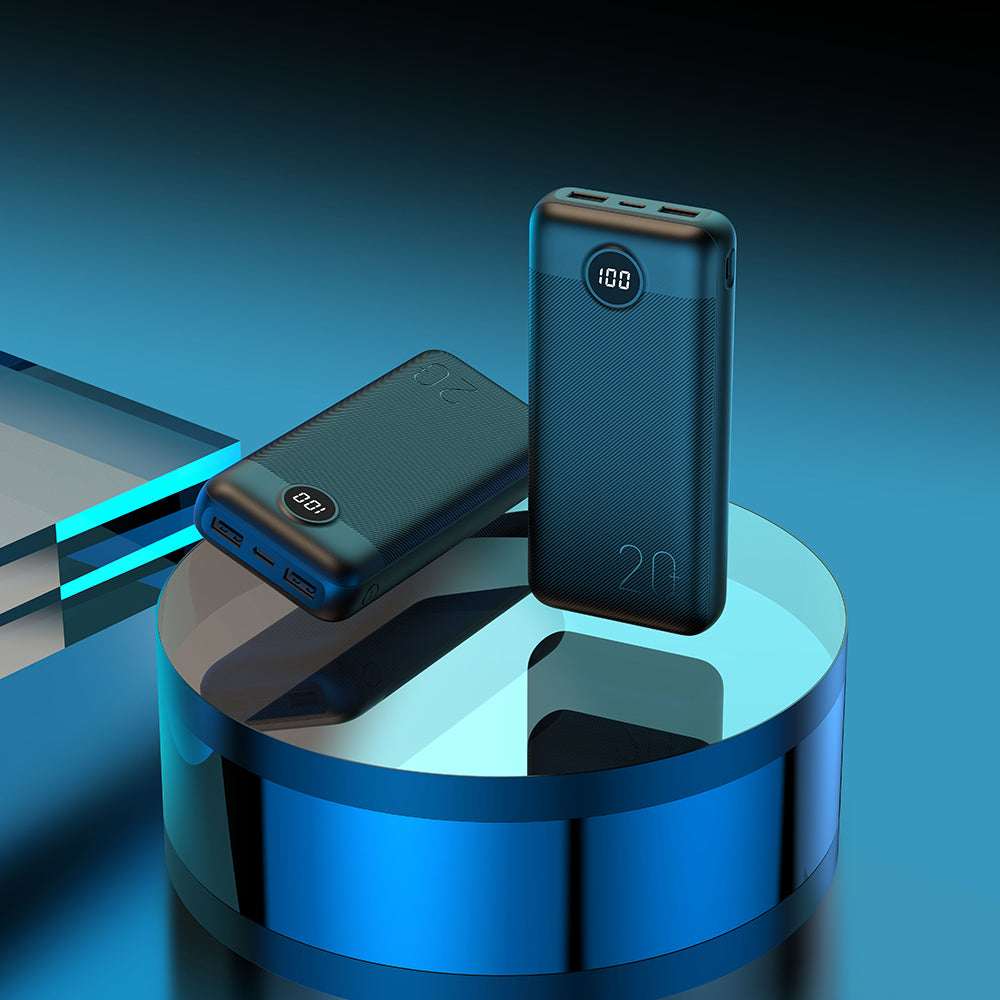 Veger L20S Power Bank 20000mAh PD20W με 2 Θύρες USB-A Μαύρο