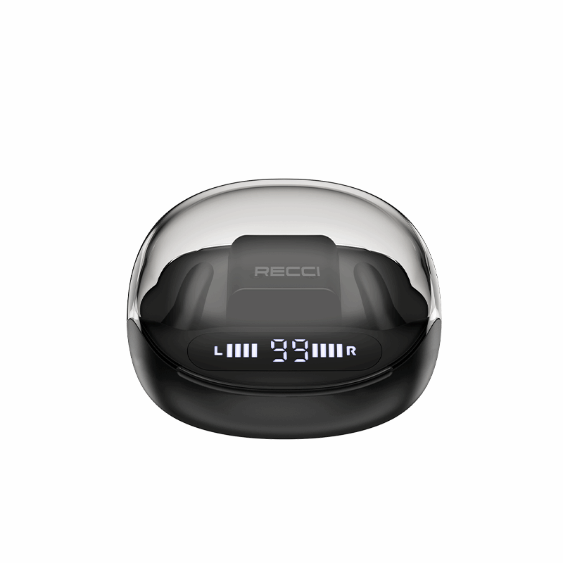 Recci REP-W71 Starry Sky In-ear Bluetooth Handsfree Earphones with Charging Case Black