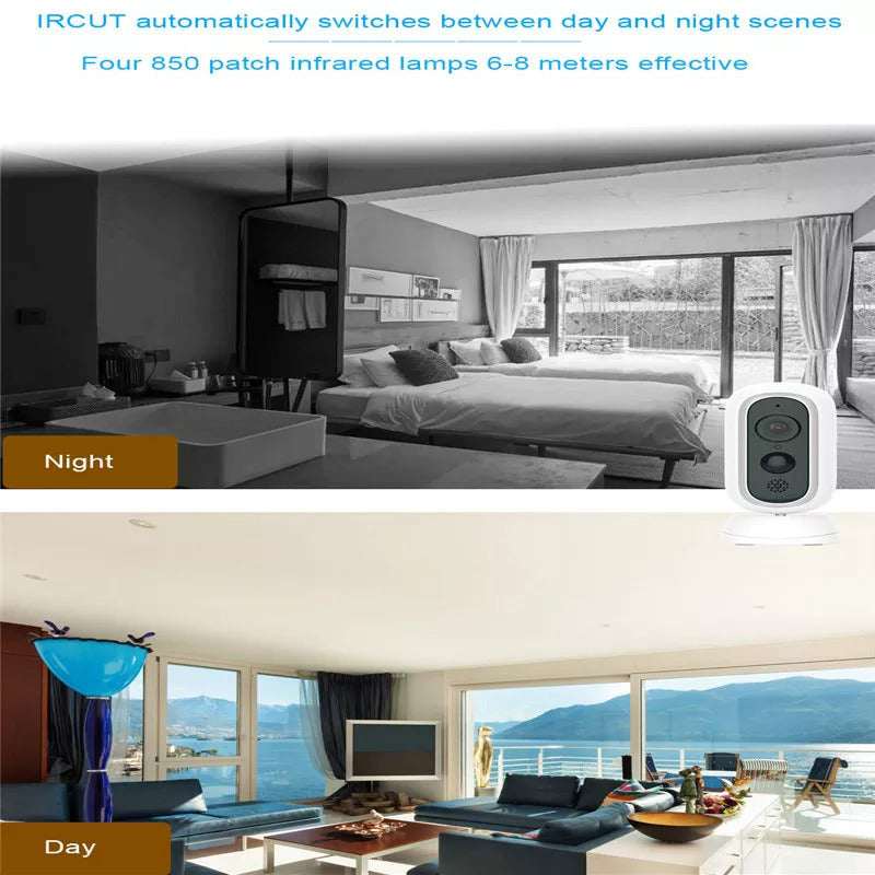 AJCLOUD 626JD3 801RTC IP Κάμερα Παρακολούθησης Wi-Fi Full HD 1080p Μπαταρίας με Αμφίδρομη Επικοινωνία