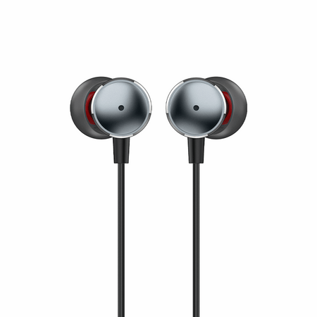 RECCI REP-L38 - Metal Wired Earphone In-ear Design - Silver Gray