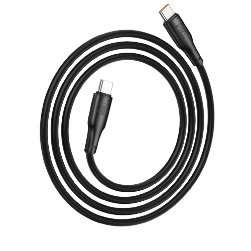Lamtech Charge And Data Cable Type C To Type C 60 W 1 M Black