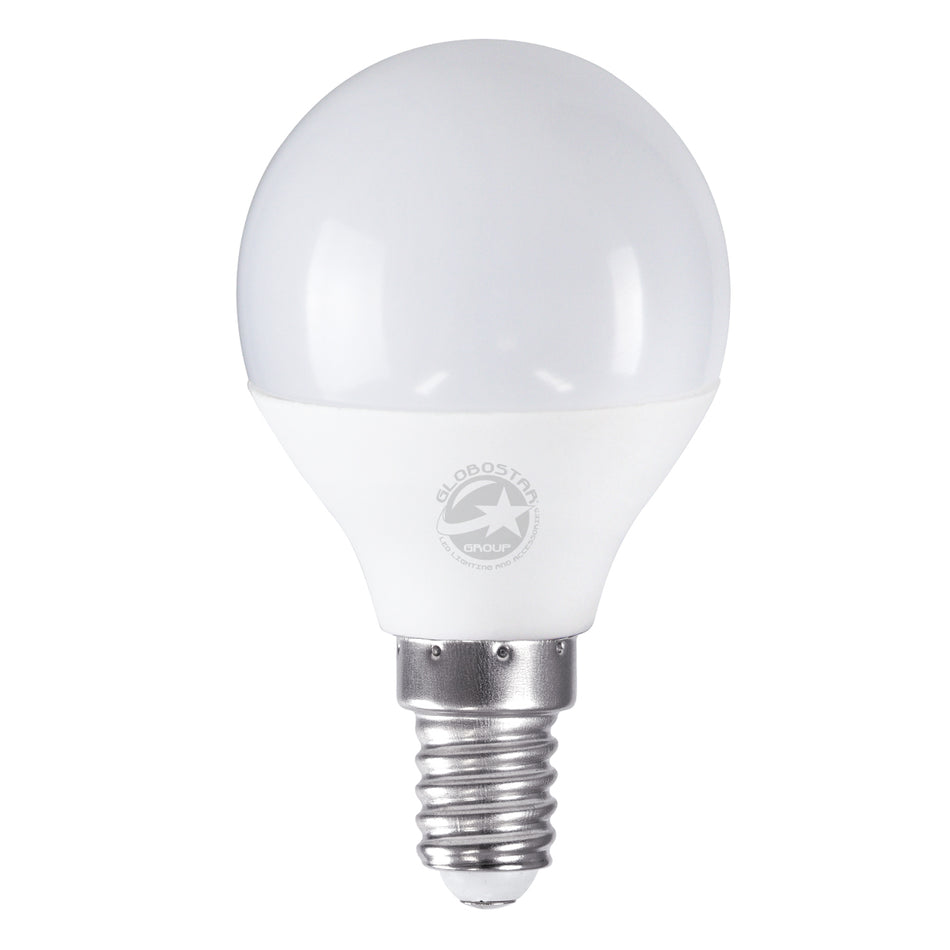 SPHERE 60016 Λάμπα E14 G45 LED 6W 582lm 260°  IP20 Φυσικό Λευκό 4500K - Lumileds SMD Chip - Λευκό Γαλακτερό - Μ4.5 x Π4.5 x Υ7.8cm - 3 Χρόνια Εγγύηση