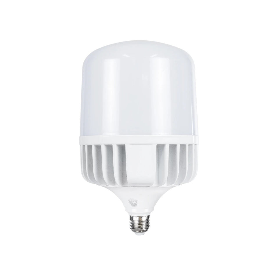 GloboStar® HIGHBAY 60066 Λάμπα E27 LED 58W 7000lm 260° AC 220-240V Αδιάβροχο IP44 Ψυχρό Λευκό 6000K - Lumileds SMD Chip - Λευκό Γαλακτερό - Μ15 x Π15 x Υ24cm - 3 Χρόνια Εγγύηση