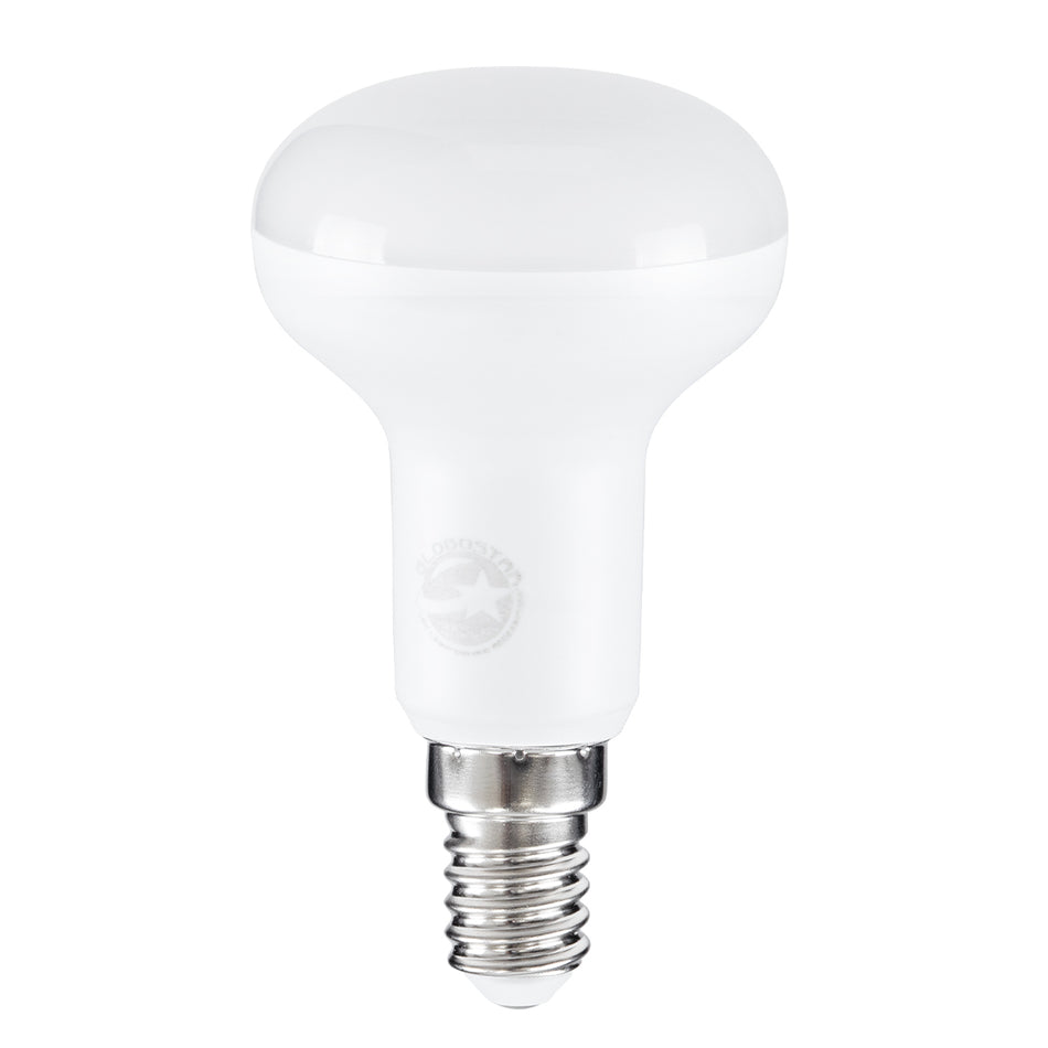 SPOTBULB 60075 Λάμπα E14 R50 LED 8W 800lm 120°  IP20 Ψυχρό Λευκό 6000K - Lumileds SMD Chip - Λευκό Γαλακτερό - Μ5 x Π5 x Υ8.9cm - 3 Χρόνια Εγγύηση