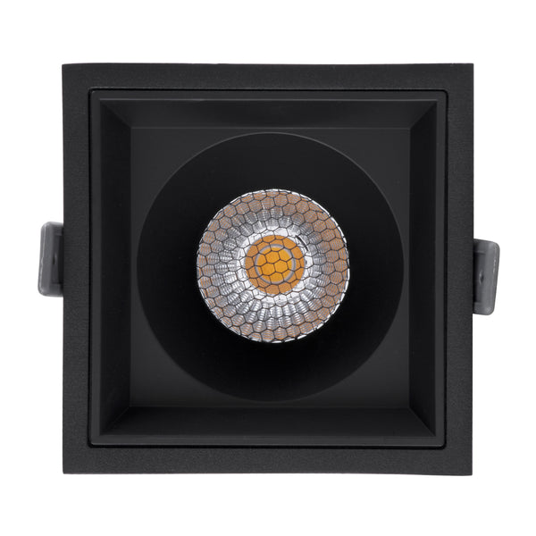 PLUTO-B 60280 Χωνευτό LED Spot Downlight TrimLess Μ10.4xΠ10.4cm 15W 1950lm 38° AC 220-240V IP20 Anti-Glare HoneyComb - Φυσικό Λευκό 4500K - Bridgelux COB - 5 Years Warranty