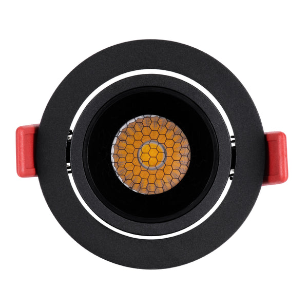 LEO-R 60286 Χωνευτό LED Spot Downlight TrimLess Φ8.5cm 10W 1300lm 38° AC 220-240V IP20 Anti-Glare HoneyComb - Φυσικό Λευκό 4500K - Bridgelux COB - 5 Years Warranty