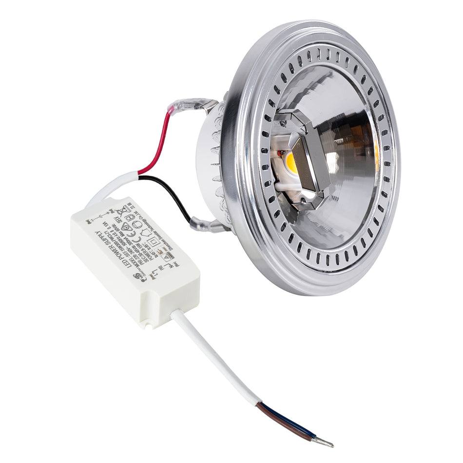 DARKO 60379 Σποτ AR111 LED 14W 1638lm 40°  IP20 Φυσικό Λευκό 4500K - Indirect Anti-Glare Reflector - Bridgelux High Lumen COB Gen2 & TÜV SÜD Driver - Μ11.1 x Π11.1 x Υ6.6cm - 3 Χρόνια Εγγύηση