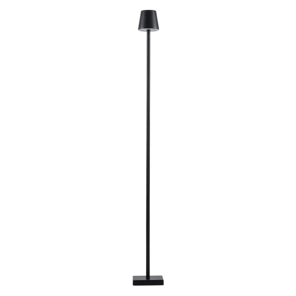 NEGA Moderne LED-Stehleuchte, 2,2 W, 154 lm, 360° DC, 5 V, wiederaufladbar mit Li-Ionen-Akku 4000 mAh – Touch-Schalter – 2 Jahre Garantie