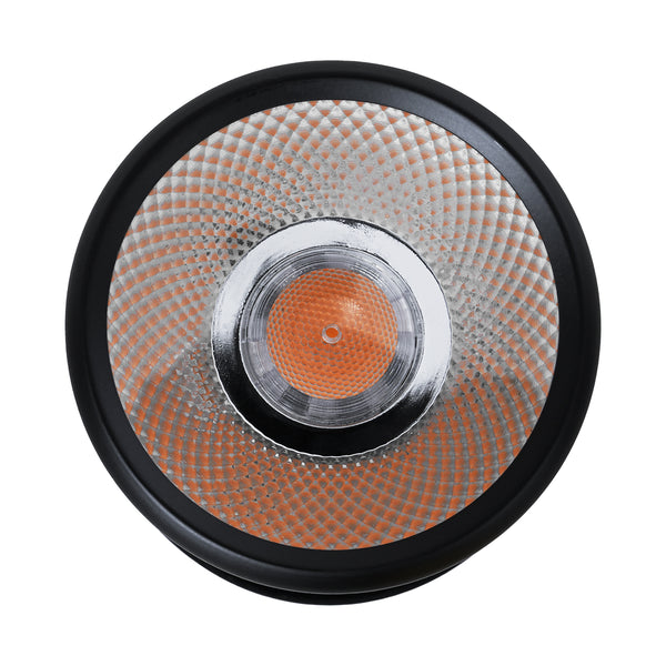 DETRONIC 60505 Επιφανειακό Κινούμενο Spot Downlight LED 10W 1250lm 24° AC 220-240V IP20 Φ9cm x Υ16cm - Στρόγγυλο - Μαύρο - Θερμό Λευκό 2700K - Bridgelux COB - TÜV Certified Driver - 5 Χρόνια Εγγύηση