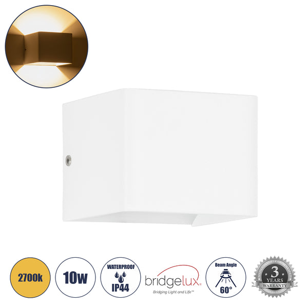 CIRCOA Innen-/Außenwandleuchte Up &amp; Down LED 10 W 1056 lm 60° AC 220–240 V IP44 – Bridgelux-Chip – 3 Jahre Garantie