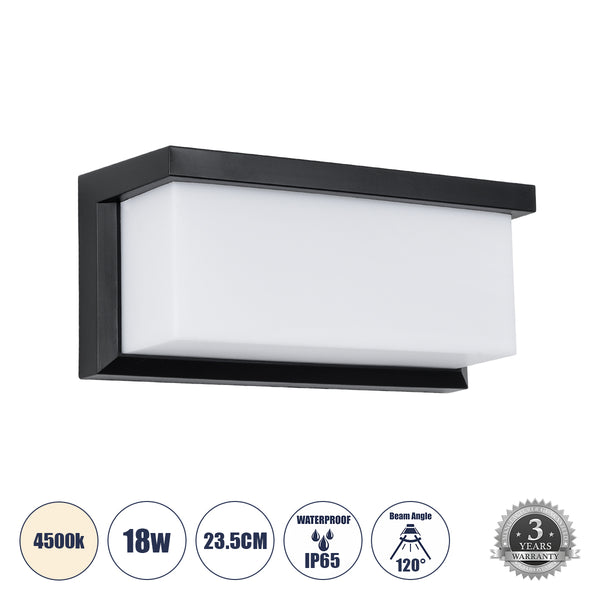 CITYSCAPE Wandleuchte – Innen-/Außenwandleuchte LED 18 W 1890 lm 120° AC175–265 V wasserdicht IP65 – Bridgelux-Chip – 3 Jahre Garantie