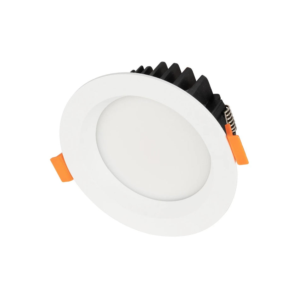 WATERA 60898 Χωνευτό Downlight Σποτ Panel Μπάνιου & WC LED 12W 1500lm 120° AC 220-240V Αδιάβροχο IP54 Ρυθμιζόμενο Λευκό CCT με Διακόπτη στο Σώμα 2700K/4500K/6000K Dimmable - Lumileds SMD Chip & TÜV SÜD Driver - Λευκό Ματ - Μ10.8 x Π10.8 x Υ3.2cm / Q9cm...