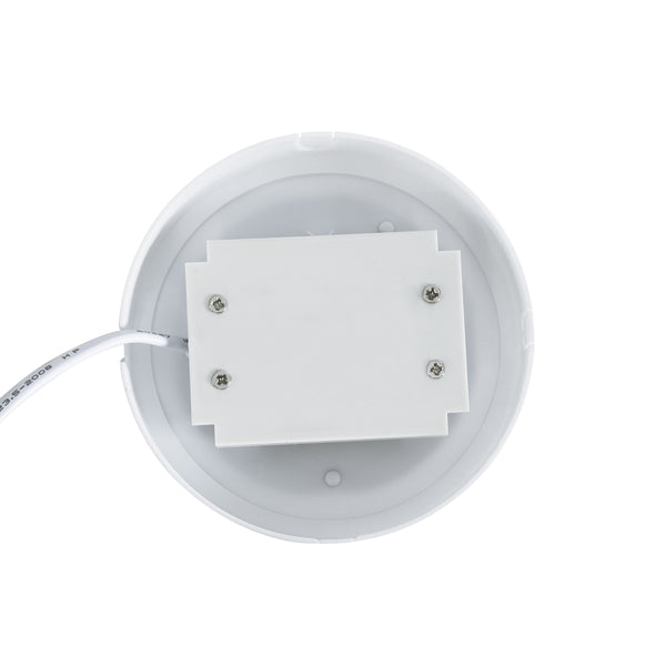 REVANO 61012 LED Πλαφονιέρα Οροφής Στρόγγυλη Φ12 12W 1140lm 180° AC 220-240V Αδιάβροχη IP54 Φ12 x Υ4.5cm Φυσικό Λευκό 4500K - 2 Χρόνια Εγγύηση