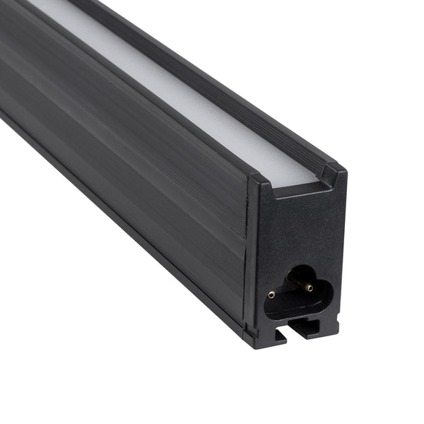 MARKET 61022-S Γραμμικό Φωτιστικό Οροφής Linear LED 18W 2170lm 60° AC 220-240V Μ120 x Π2 x Υ4cm Θερμό Λευκό 2700K - Μαύρο - 3 Years Warranty