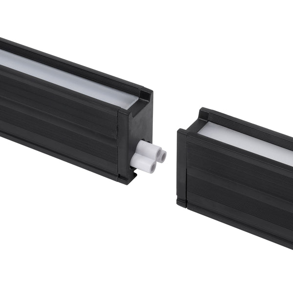 MARKET 61022-S Γραμμικό Φωτιστικό Οροφής Linear LED 18W 2170lm 60° AC 220-240V Μ120 x Π2 x Υ4cm Θερμό Λευκό 2700K - Μαύρο - 3 Years Warranty