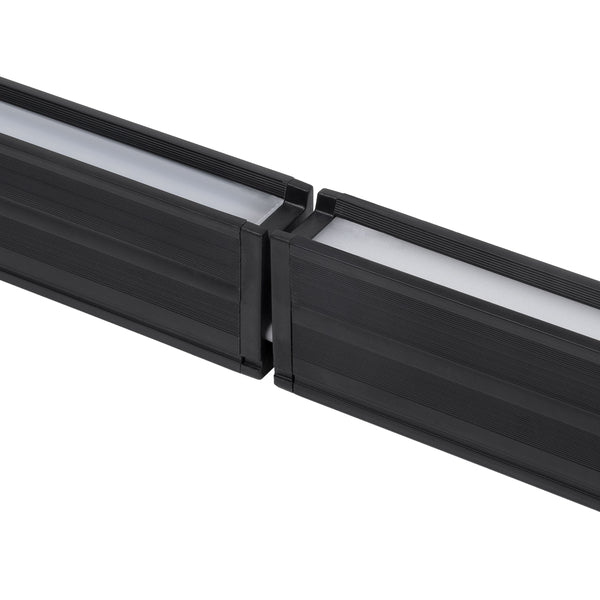 MARKET 61022-S Γραμμικό Φωτιστικό Οροφής Linear LED 18W 2170lm 60° AC 220-240V Μ120 x Π2 x Υ4cm Θερμό Λευκό 2700K - Μαύρο - 3 Years Warranty