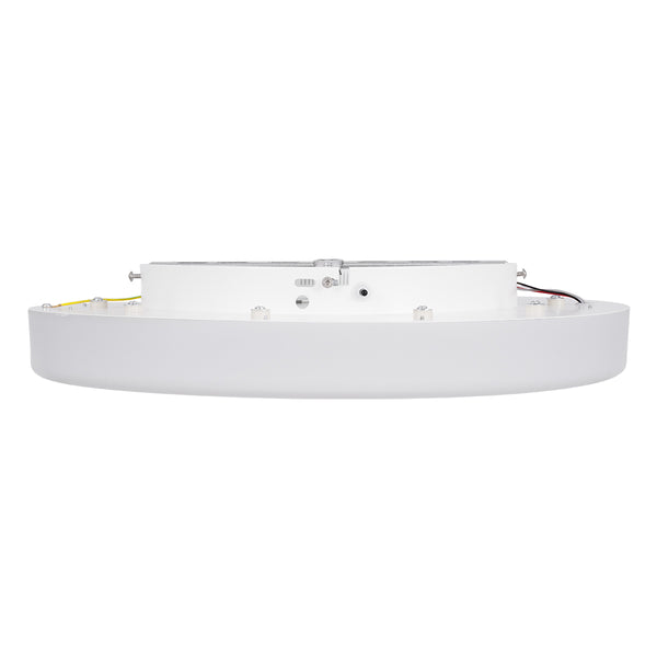 ARIANA 61034 Πλαφονιέρα Οροφής Κύκλος LED CCT 55W 6376lm 120° AC 220-240V - Εναλλαγή Φωτισμού μέσω Τηλεχειριστηρίου All In One Ψυχρό Λευκό 6000k+Φυσικό Λευκό 4500k+Θερμό Λευκό 2700k Dimmable Φ48cm - Μαύρο - 3 Years Warranty