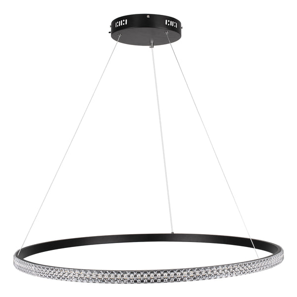 DIAMOND 61132 Κρεμαστό Φωτιστικό Δαχτυλίδι-Κύκλος LED CCT 67W 7689lm 360° AC 220-240V - Εναλλαγή Φωτισμού μέσω Τηλεχειριστηρίου All In One Dimmable - 3 Years Warranty