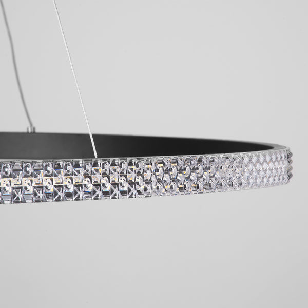 DIAMOND 61132 Κρεμαστό Φωτιστικό Δαχτυλίδι-Κύκλος LED CCT 67W 7689lm 360° AC 220-240V - Εναλλαγή Φωτισμού μέσω Τηλεχειριστηρίου All In One Dimmable - 3 Years Warranty