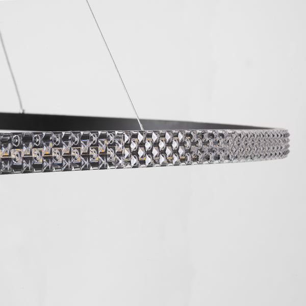 DIAMOND 61134 Κρεμαστό Φωτιστικό Δαχτυλίδι-Κύκλος LED CCT 75W 8743lm 360° AC 220-240V - Εναλλαγή Φωτισμού μέσω Τηλεχειριστηρίου All In One Dimmable - 3 Years Warranty