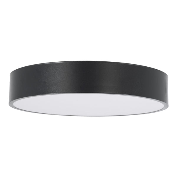 BURTON 61200-P Κρεμαστή Πλαφονιέρα Οροφής LED CCT 67W 7370lm 120° AC 220-240V - Εναλλαγή Φωτισμού μέσω Τηλεχειριστηρίου All In One Ψυχρό 6000k+Φυσικό 4500k+Θερμό 2700k Dimmable Φ40cm - Μαύρο - 3 Years Warranty