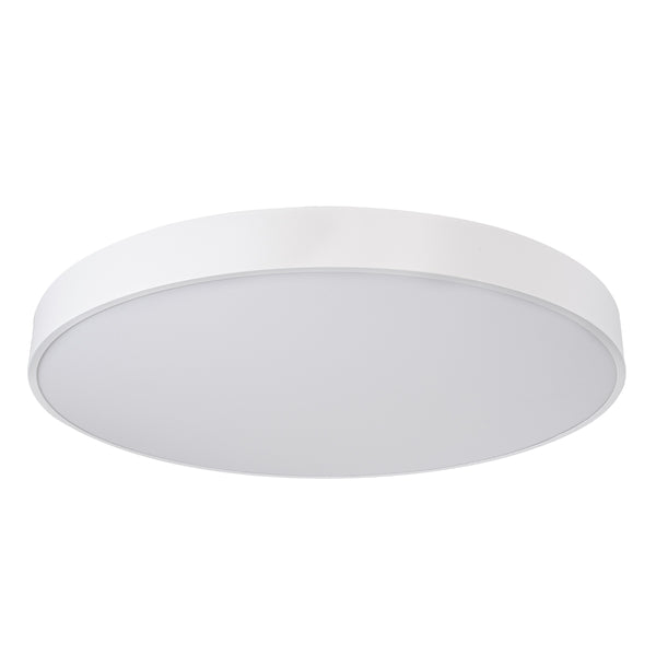 BURTON 61205-P Κρεμαστή Πλαφονιέρα Οροφής LED CCT 100W 11020lm 120° AC 220-240V - Εναλλαγή Φωτισμού μέσω Τηλεχειριστηρίου All In One Ψυχρό 6000k+Φυσικό 4500k+Θερμό 2700k Dimmable Φ80cm - Λευκό - 3 Years Warranty