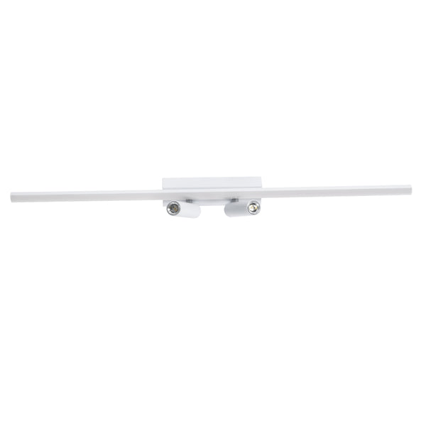 BARETTI 61227 Deckenleuchte, lineares Design, LED-CCT mit beweglichen Spots, LED-Downlight, 24 W, 2688 lm, 160° und 45°, AC 220–240 V, IP20 – Beleuchtung über Ein-/Aus-Schalter schalten, alles in einem. Kalt 6000 K + natürlich 4500 K + warm 2700 K