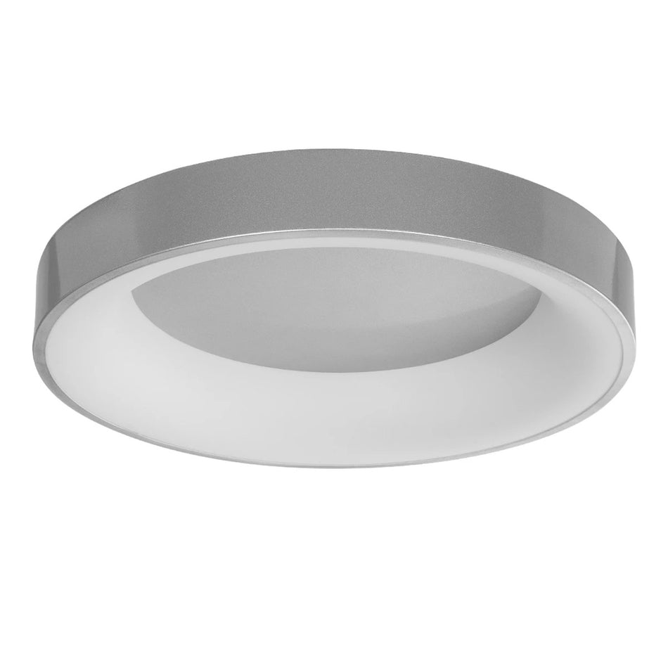 SALEM 61234 Moderne LED-Deckenleuchte 75W 8625lm 120° AC 220-240V IP20 Einstellbares Weiß CCT mit Fernbedienung von 2700K bis 6000K Dimmbar - Lumileds SMD Chip - Grau - L45 x B45 x H9.5cm - 3 Jahre Garantie