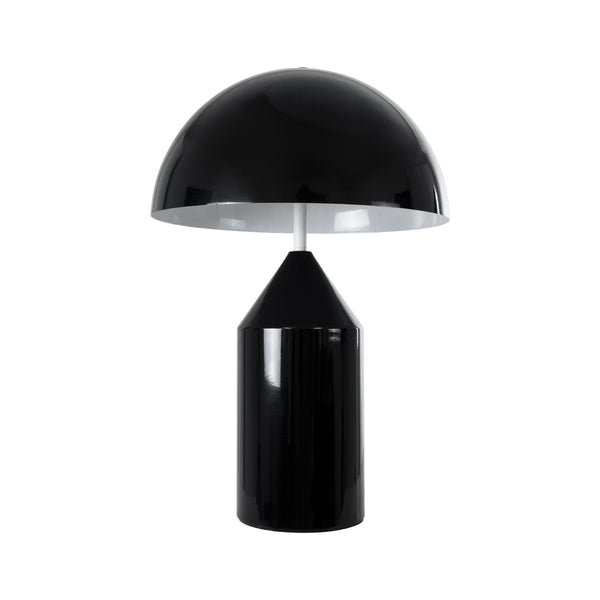 Uranus -m 61453 Lampa de masă modernă 2 X E27 AC220-240V IP20 - φ35 X Y54cm - Black Metal Bell cu On/Off - 5 ani garanție