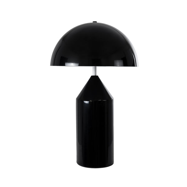 Uranus -m 61453 Lampa de masă modernă 2 X E27 AC220-240V IP20 - φ35 X Y54cm - Black Metal Bell cu On/Off - 5 ani garanție