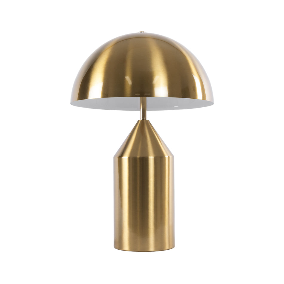 GLOBOSTAR® URANUS-M 61455 Μοντέρνο Επιτραπέζιο Φωτιστικό Πορτατίφ με Ντουί 2 x E27 AC 220-240V IP20 - Χρυσό - Μ35 x Π35 x Υ54cm