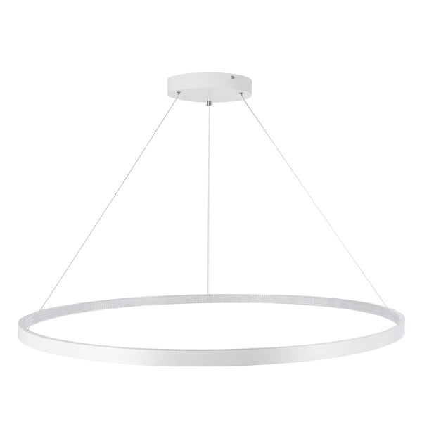 DIAMOND Pendelleuchte Ring-Circle LED CCT 75 W 8400 lm 360° AC 220–240 V – Beleuchtung über All-in-One-Fernbedienung schalten – 3 Jahre Garantie