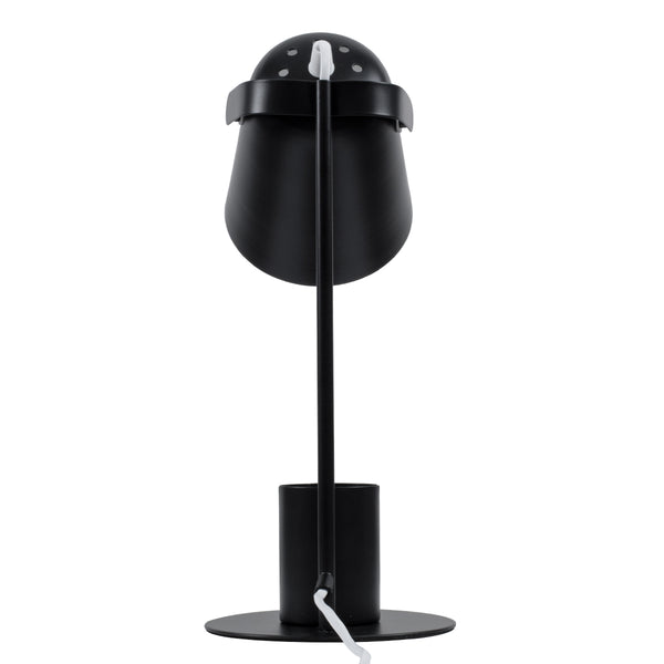 PenCase 61563 Modern Office Lighting Light - Portatiff - Single 1 X E27 Black Metal Bell cu comutator On/Off - Carcasă pentru creion și bază de telefon - L12 X W15 X H38CM