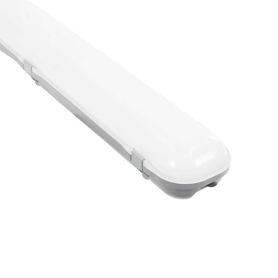 GLOBOSTAR® SMARTGROUP 61702 Γραμμικό Βιομηχανικό Φωτιστικό Tri-Proof Τεχνολογίας Smart Group Linkable Control System 2.4Ghz με Αισθητήρα Κίνησης Microwave LED 48W 5760lm 120° AC 220-240V Αδιάβροχο IP65 Φυσικό Λευκό 5000K - Lumileds SMD Chip & TÜV SÜD D...