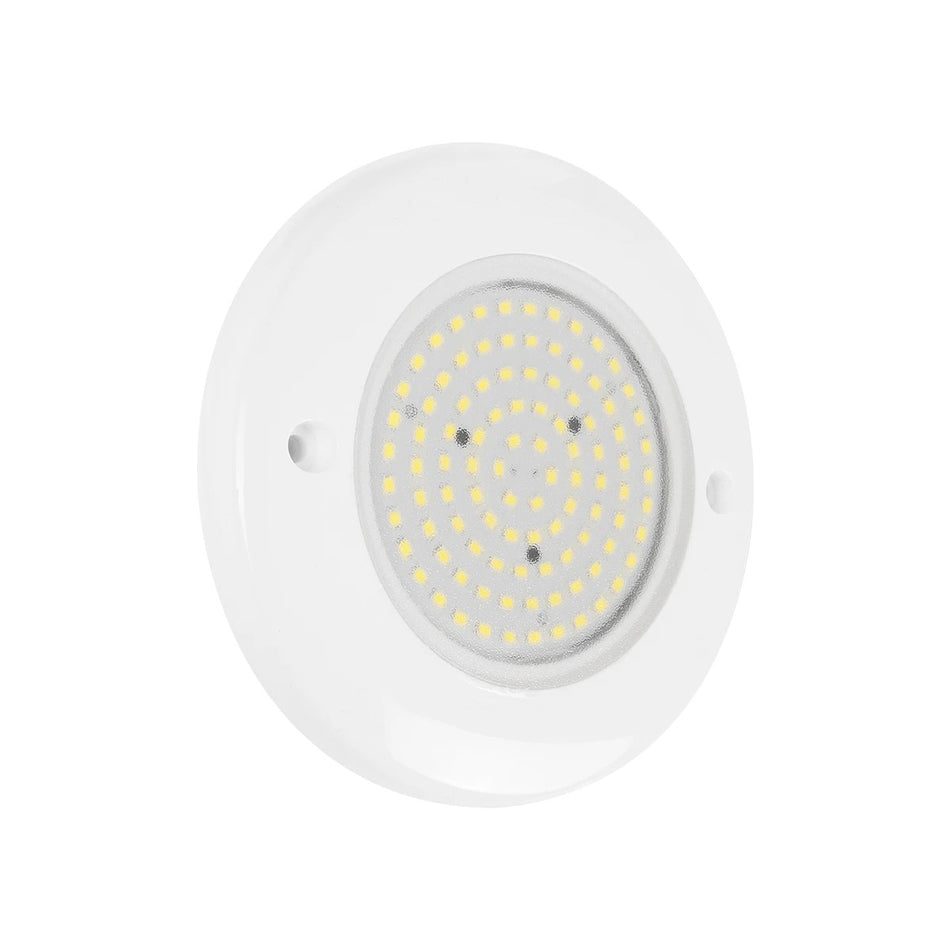 GLOBOSTAR® POOLARTY 61714 Υποβρύχιο Φωτιστικό για Σιντριβάνια/Πισίνες LED 8W 680lm 120° DC 12V Αδιάβροχο IP68 Ψυχρό Λευκό 6000K Dimmable - Bridgelux SMD Chip - 1m VDE Rubber Καλώδιο - Μ13 x Π13 x Υ2cm - 3 Χρόνια Εγγύηση