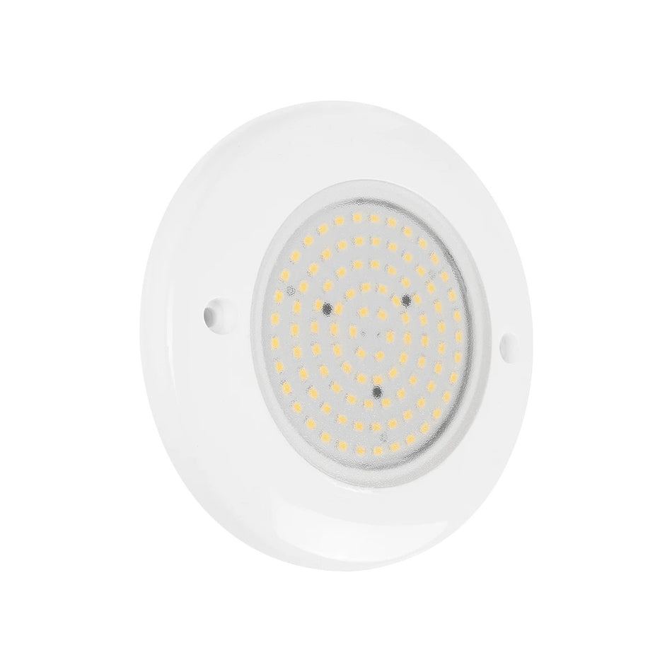 GLOBOSTAR® POOLARTY 61716 Υποβρύχιο Φωτιστικό για Σιντριβάνια/Πισίνες LED 8W 600lm 120° DC 12V Αδιάβροχο IP68 Θερμό Λευκό 2700K Dimmable - Bridgelux SMD Chip - 1m VDE Rubber Καλώδιο - Μ13 x Π13 x Υ2cm - 3 Χρόνια Εγγύηση