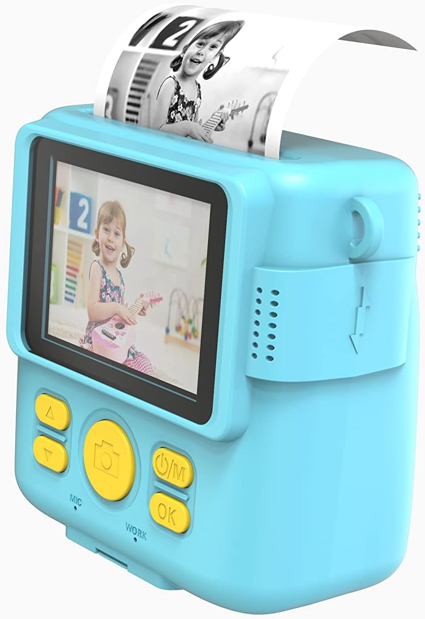 Lamtech Kid Instant Camera With Flash Blue