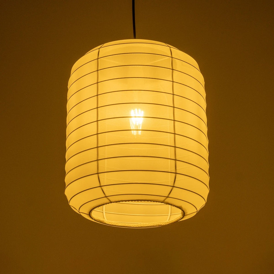 ROMINA 62000 Μοντέρνο Κρεμαστό Φωτιστικό Οροφής με Ντουί 1 x E27 AC 220-240V IP20 - Λευκό - Μ30 x Π30 x Υ37cm